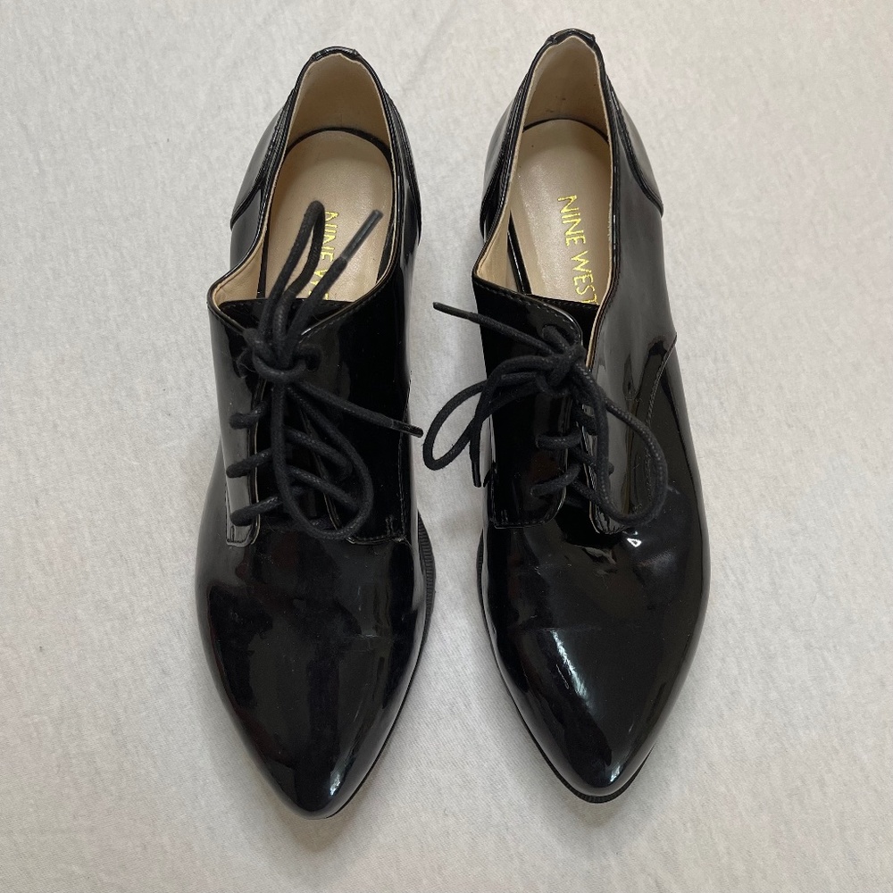Nine West Lace Up Pointed Shoes